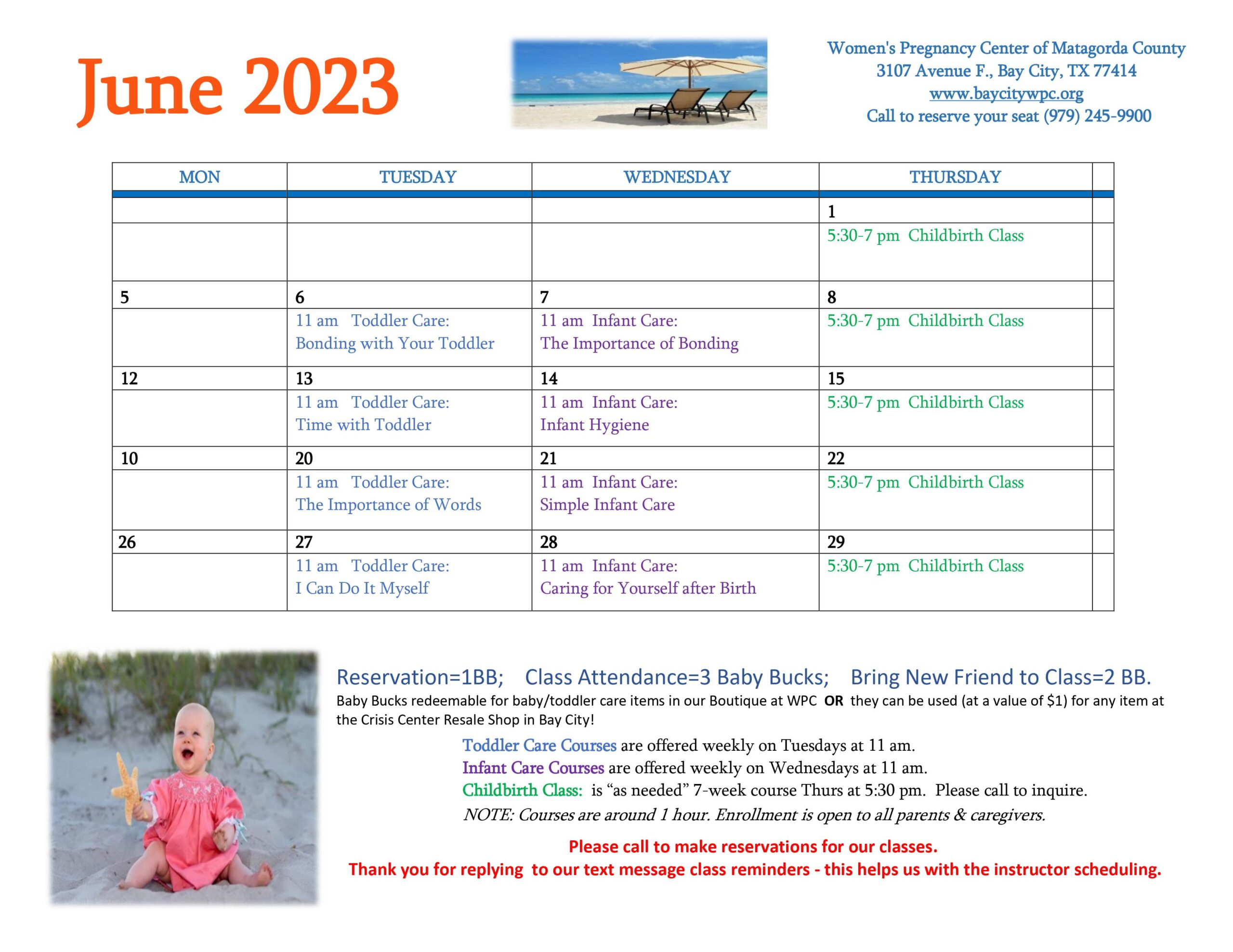 WPC April 2021 Calendar