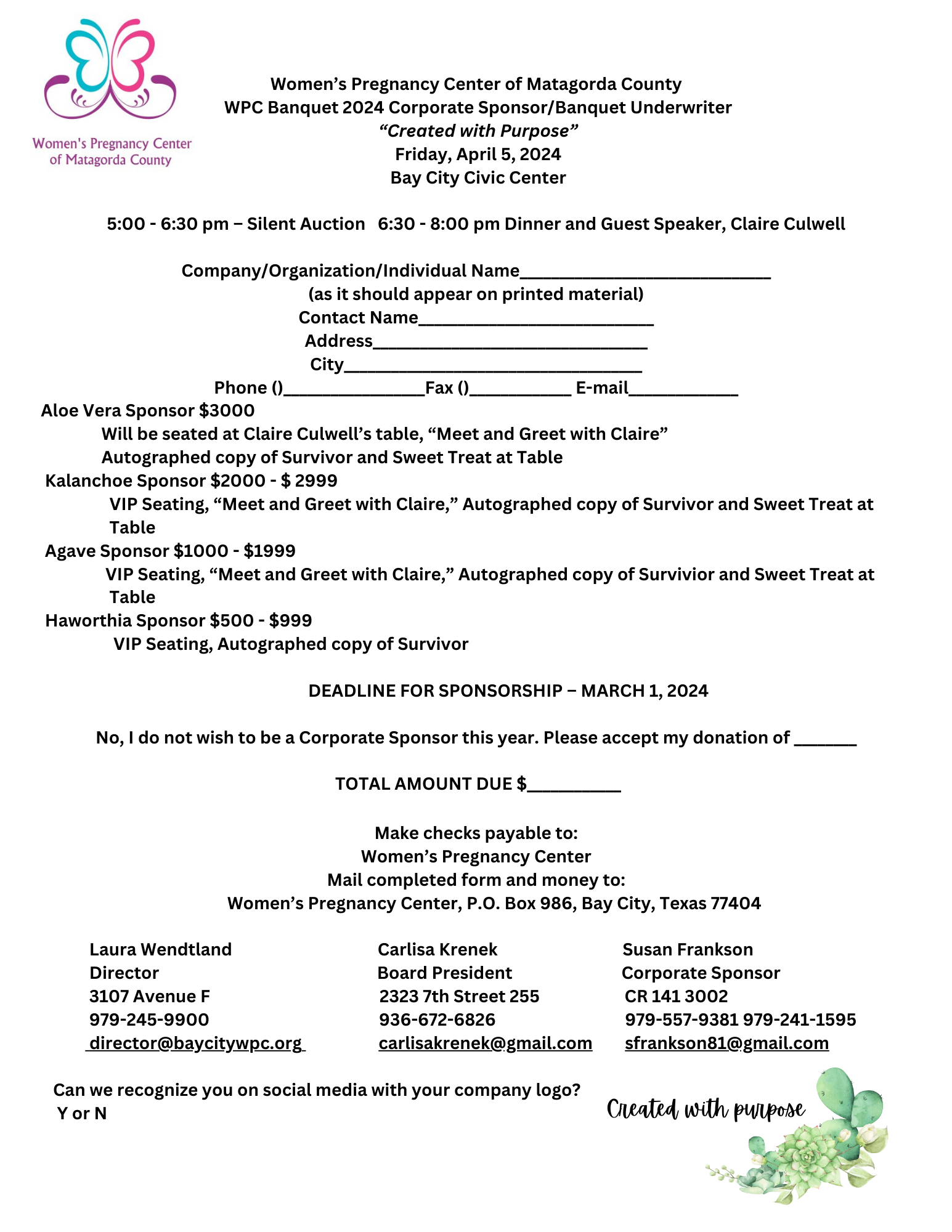 Corporate Sponsorship